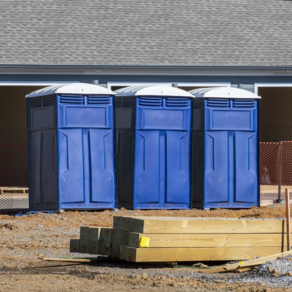 are there any restrictions on where i can place the porta potties during my rental period in Eden